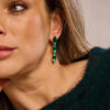 DOREE OORBELLEN GROEN - Afbeelding 2