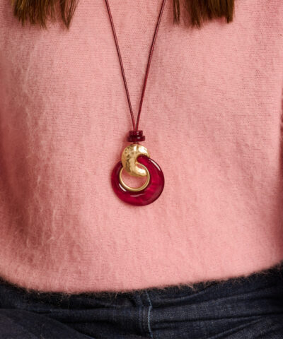 Alternative view of KABAN COLLIER BORDEAUX