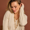 KIBOLANG HALSKETTING BEIGE - Afbeelding 2