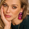 KIEL OORBELLEN AUBERGINE - Afbeelding 2