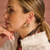 KOB36 BOUCLES D'OREILLES DORE - – Image 2