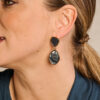 KOSMO OORBELLEN DONKERBLAUW - Afbeelding 2