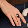 KRI7 RING DONKER BLAUW - Afbeelding 2