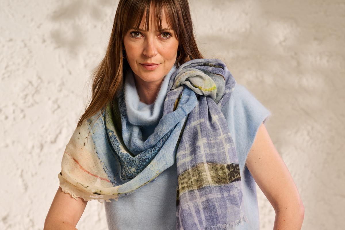LCSCARVES269 SJAAL LILA - Afbeelding 3