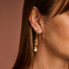 ORAN BOUCLE D'OREILLES DORE – Image 2
