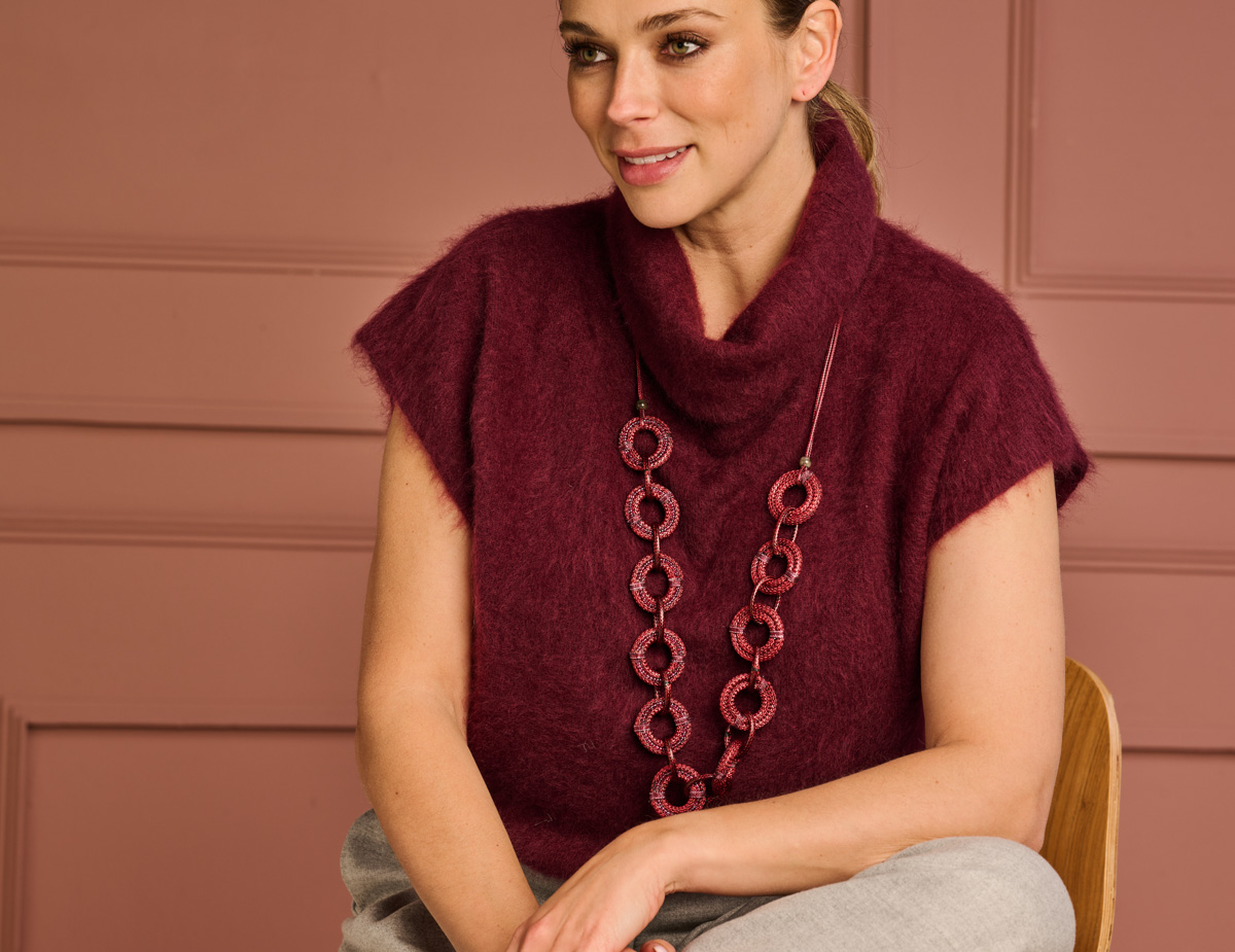 UDU COLLIER BORDEAUX – Image 2