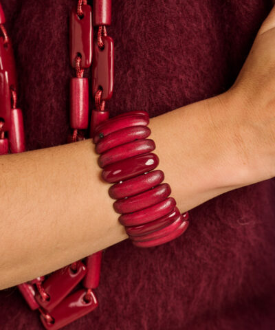 Alternative view of ULKUM BRACELET BORDEAUX