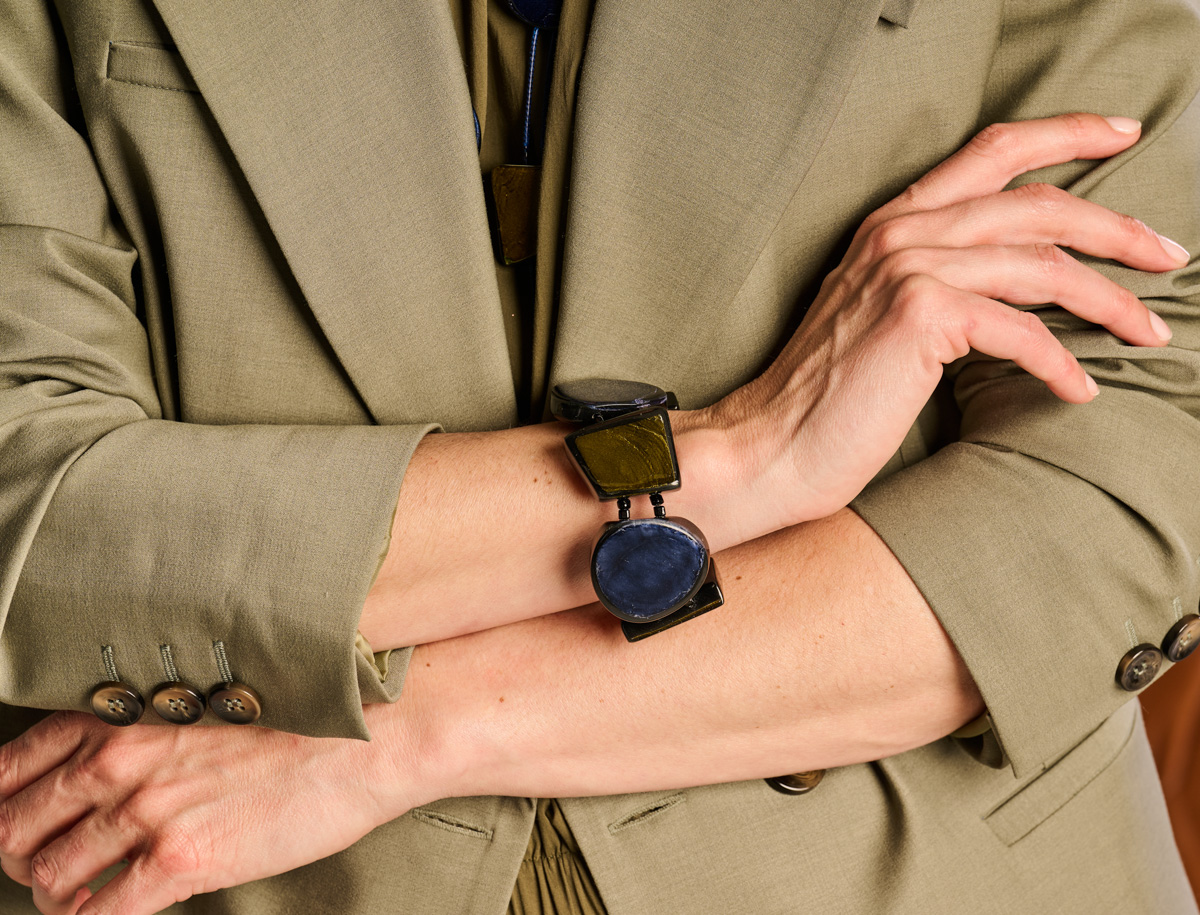 URSULA ARMBAND BLAUW - Afbeelding 2