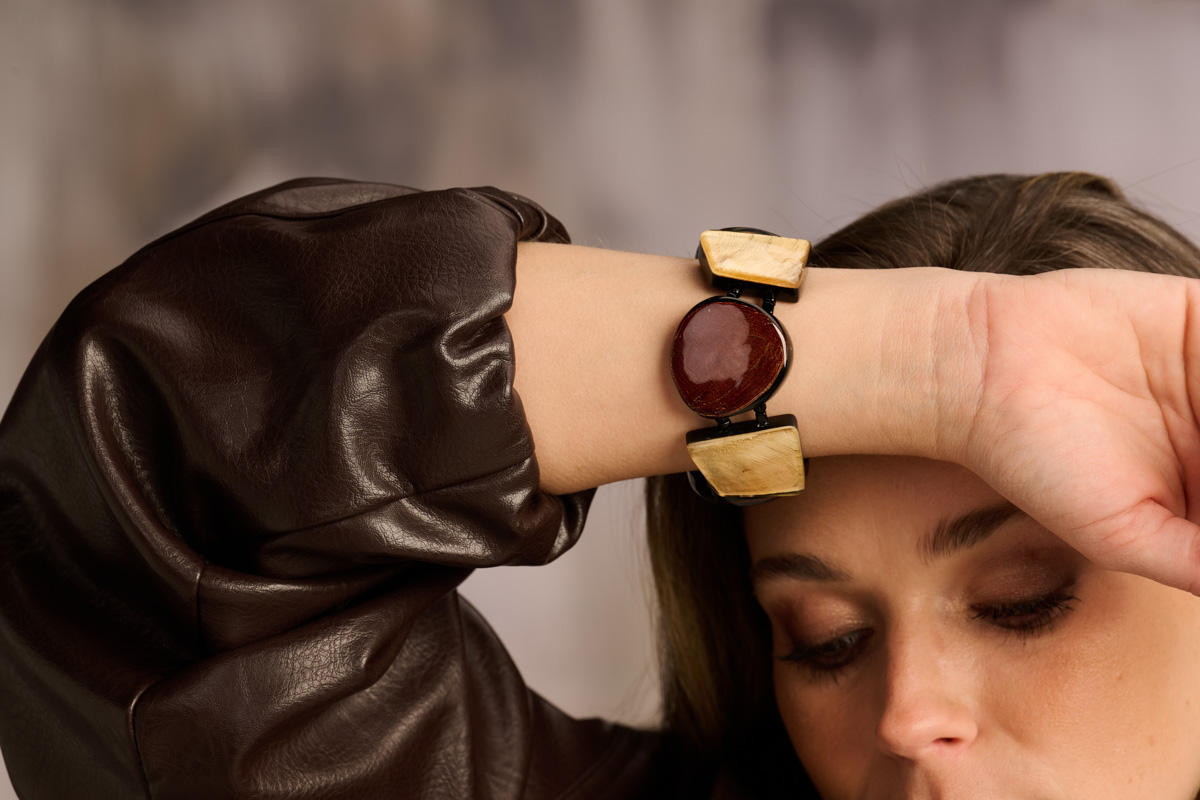 URSULA ARMBAND BRUIN - Afbeelding 2
