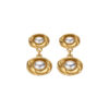 OLEA BOUCLE D'OREILLES DORE MAT
