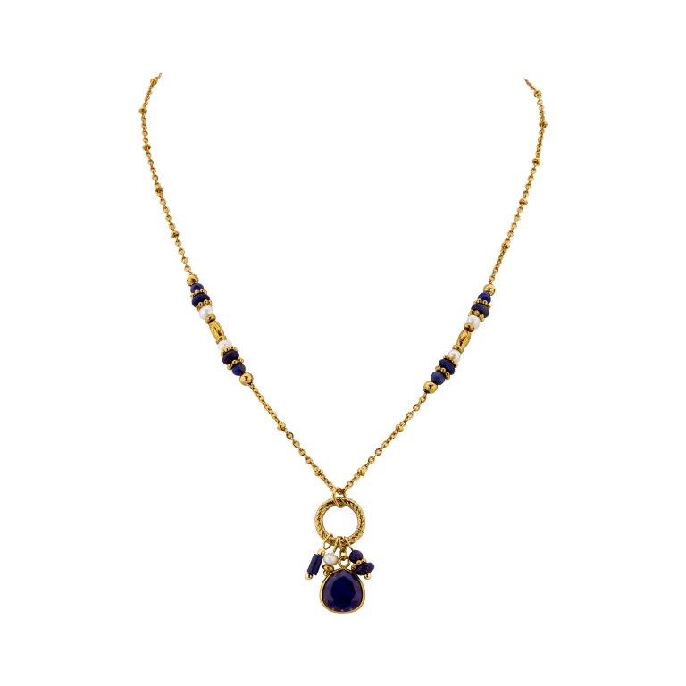 RIBA COLLIER BLEU