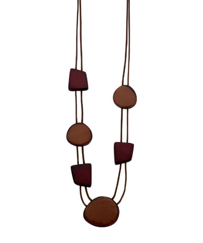 URSULA COLLIER AUBERGINE